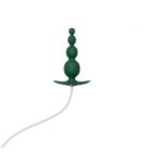 Анальный плаг с вибрацией Qingnan No.8 Mini Vibrating Anal Beads Green вид 4