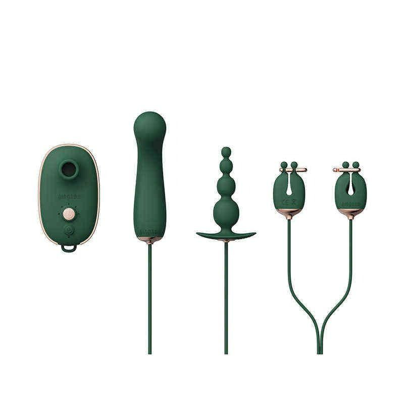 Вибратор для точки G,Qingnan No. 1 Super Soft G-spot Vibrator Green вид 5