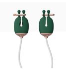 Затискачі для сосків з вібрацією Qingnan No.2 Vibrating Nipple Clamps Green вид 2