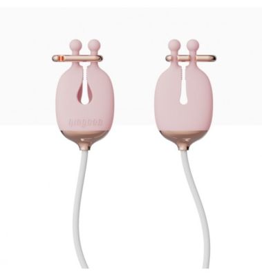 Зажимы для сосков с вибрацией Qingnan No.2 Vibrating Nipple Clamps Pink