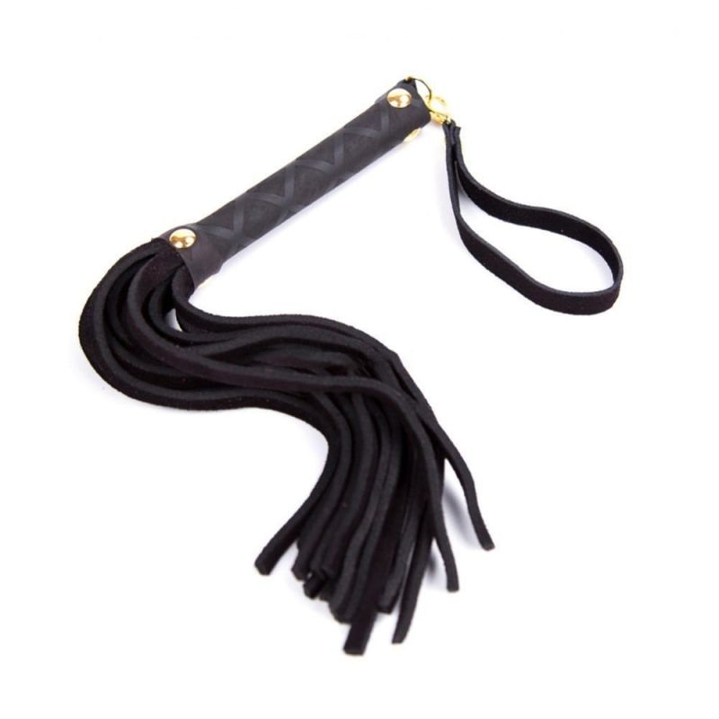 Флоггер DS Fetish Leather flogger S black вид 2