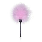 Тиклер на короткой ручке, перо, розовый, 20 см вид 2