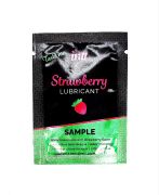 САШЕТ/Їстівний лубрикант зі смаком полуниці INTT Strawberry Lubricant