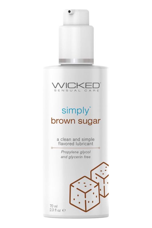 Лубрикант оральный Wicked Simply Brown Sugar на водной основе со вкусом коричневого сахара, 70 мл вид 2