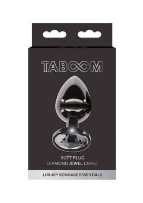Анальна пробка з каменем L Butt Plug With Diamond Jewel Taboom