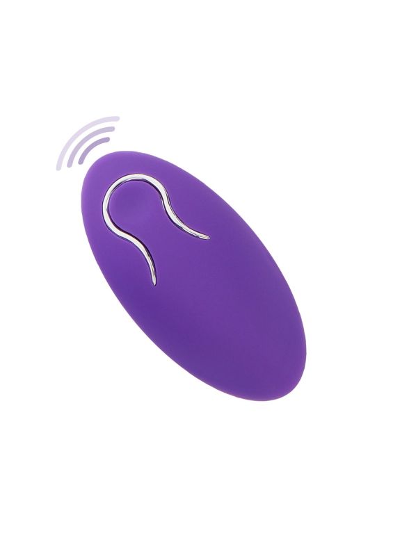 Вибро-эрекционное кольцо с дистанционным пультом Toy Joy фиолетовое, 8.9 х 4.2 см вид 4