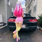 Leg Avenue Колготки сітка тілесні O/S вид 5