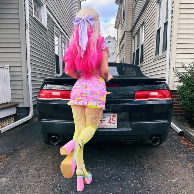 Leg Avenue Колготки сетка телесные O/S вид 5