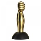 Массажер простаты металлический золото с вибрацией Lockink вид 3