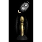 Масажер простати металевий золото з вібрацією Lockink вид 4