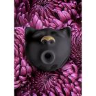 Вакуумный стимулятор клитора в форме кота Gcat Gvibe, силиконовый, черный вид 4