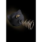 Вакуумный стимулятор клитора в форме кота Gcat Gvibe, силиконовый, черный вид 6