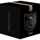 Вакуумний стимулятор клітора у формі кота Gcat Gvibe, силіконовий, чорний вид 7