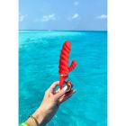 Вібратор кролик рельєфний Gcandy MINI - Кораловий вид 8