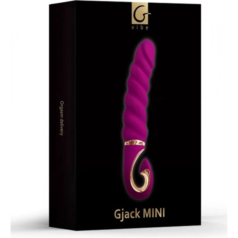 Вібратор рельєфний Gjack Mini Gvibe, фіолетовий, 19 х 3.5 см вид 7