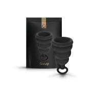 Менструальна чаша Gcup Gvibe, S, чорна, 6 х 3.5 см