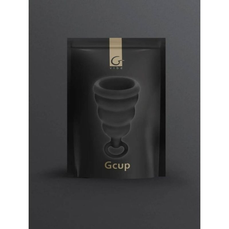 Менструальна чаша Gcup Gvibe, S, чорна, 6 х 3.5 см вид 11