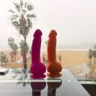 Вибратор реалистичный на присоске Greal Mini Gvibe, бежевый, 18 х 3 см вид 6