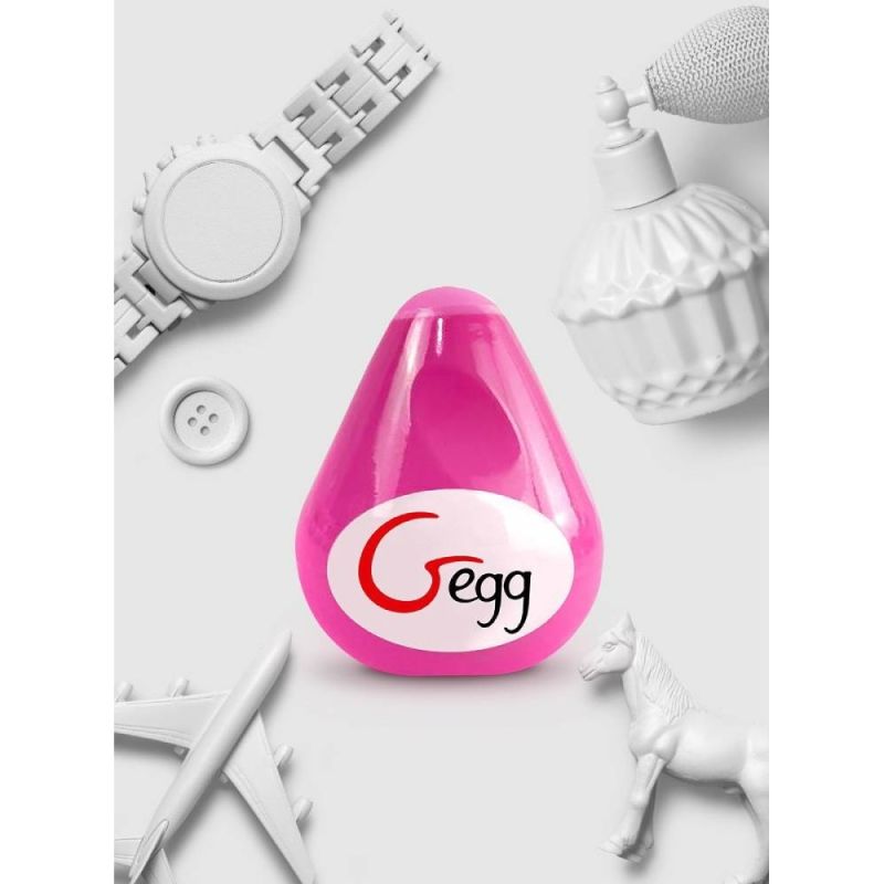 Мастурбатор Яйцо многоразовый NEW! Gegg - Розовый (При покупке 3 ЕД) подарок за 1 грн вид 5