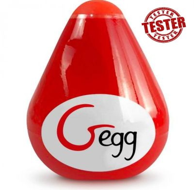 Мастурбатор-Яйце багаторазовий Gvibe Gegg червоний (при покупці 3 од., подарунок за 1 грн)