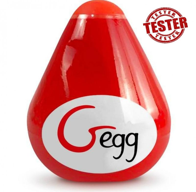 Мастурбатор-Яйце багаторазовий Gvibe Gegg червоний (при покупці 3 од., подарунок за 1 грн) вид 2