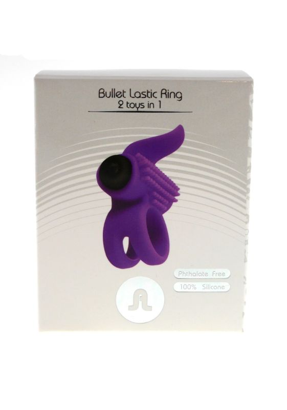 Ерекційне кільце Adrien Lastic Bullet Lastic Ring з вібрацією вид 5
