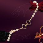 Фіксатори для рук та ніг Lockink із перлів , білі вид 3