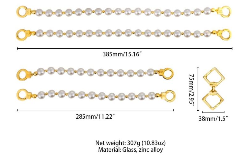 Фіксатори для рук та ніг Lockink із перлів , білі вид 7