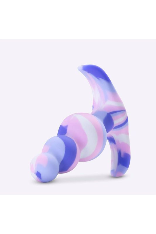 Анальна пробка рельєфна зі стопером Blush Avant Twilight Blush різнокольорова вид 3