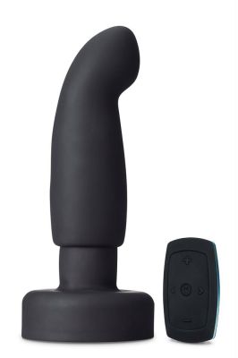 Анальный вибратор с пультом Blush Anal Adventures Platinum черный