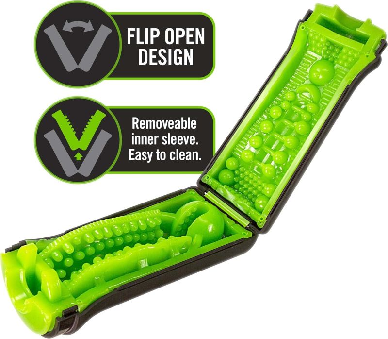 Мастурбатор в колбе M FOR MEN M2 SUPERIOR STROKER BLACK вид 5