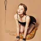 Нашийник-чокер Leather Cosplay Choker UPKO з кільцем, італійська шкіра, розмір L вид 3