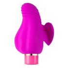 Вибратор на палец с рельефом Aria Blush, силиконовый, розовый вид 2