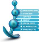 Анальная елочка Blush Anal Adventures голубая, 13.3 х 3.2 см вид 9