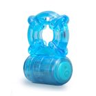 Кольцо эрекционное с вибрацией Stay Hard, синее, 3.8 см вид 4