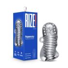Мастурбутор хай-тек с петлей для пальца Rize Squeezy прозрачный, 11.4 х 5 см вид 2