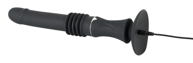 Вібратор із фрикціями реалістичний на присосці You2Toys чорний, 28.5 х 3.2 см вид 5