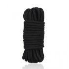 Мотузка для Шибарі, бавовна, 10 м, чорна вид 2