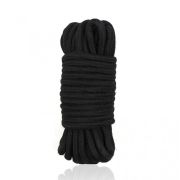 Мотузка для Шибарі, бавовна, 10 м, чорна