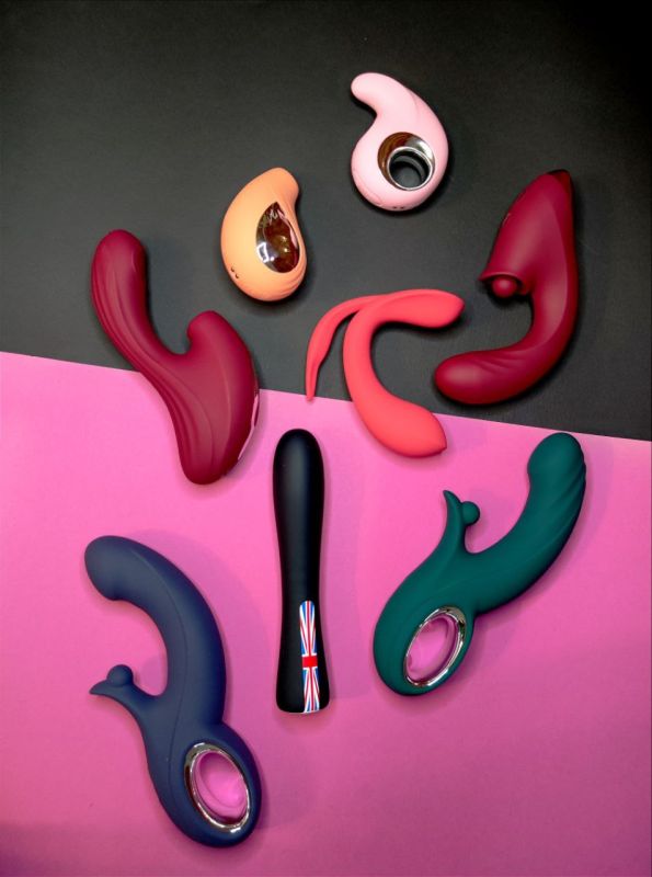 Вібратор Chisa Kissen Acein потрійна стимуляція, з дистанційним пультом, червоний вид 12