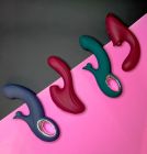 Вибратор три в одном Chisa Kissen Tide с фрикциями и клиторальной стимуляцией, 17.8 см х 8 см вид 9