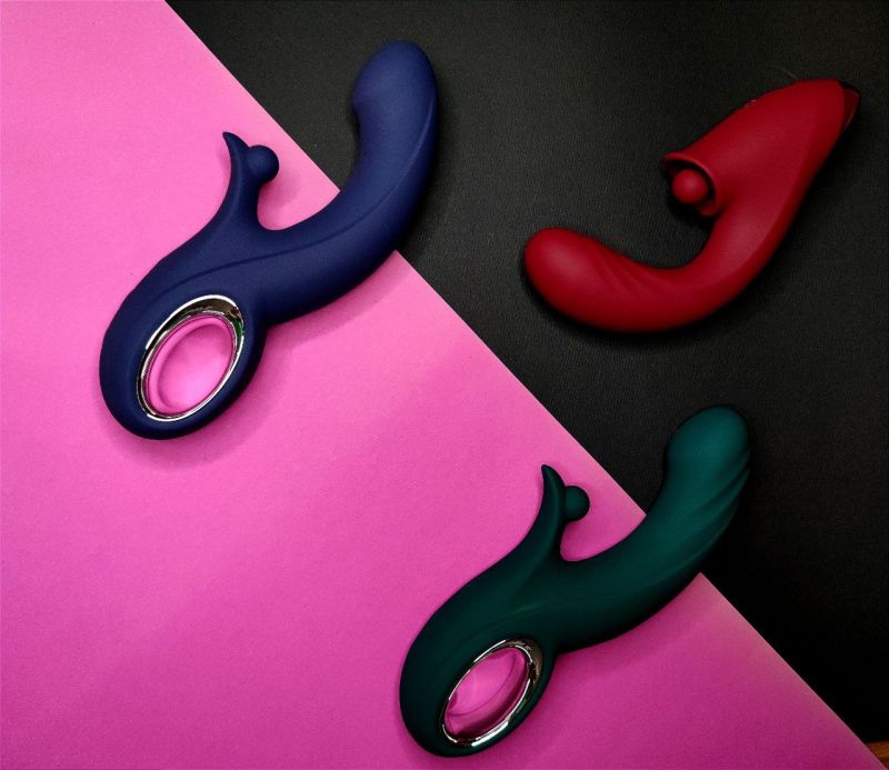 Вібратор три в одному Chisa Kissen Tide з фрикціями та кліторальною стимуляцією, 17.8 см х 8 см вид 11