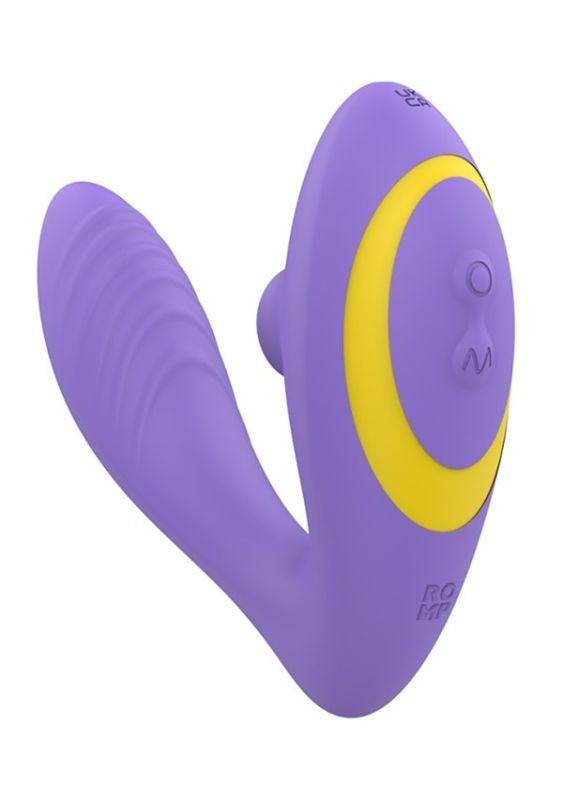 Вібратор подвійної стимуляції ROMP REVERB, бузковий вид 3
