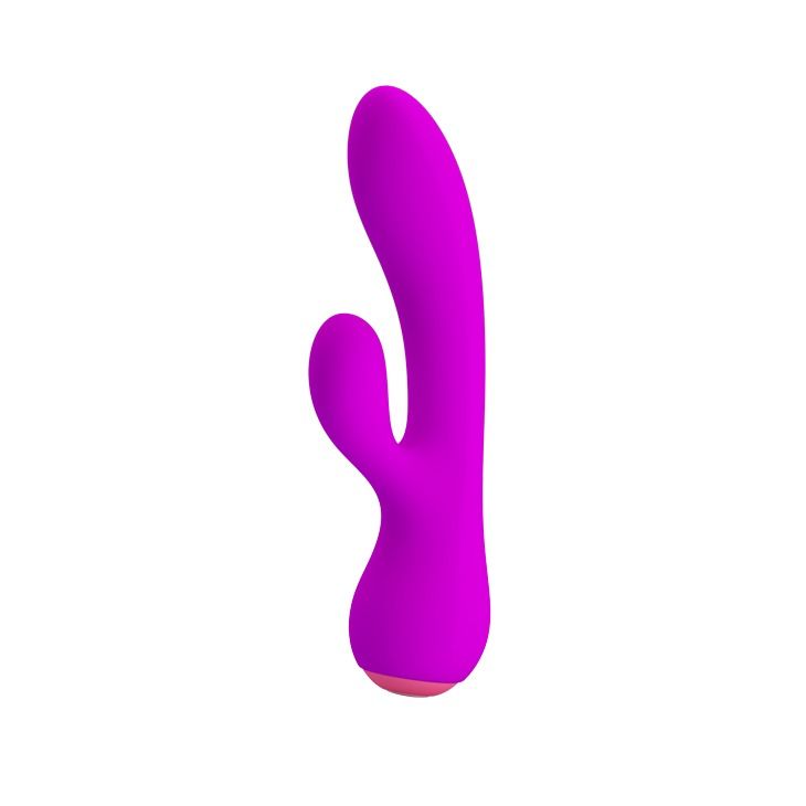 Вибратор Pretty Love Zachary с клиторальным стимулятором, розовый вид 2