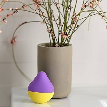 Вибратор для клитора Iroha Mini, фиолетово-желтый вид 5