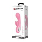 Вібратор кролик подвійний стимуляції Pretty Love Chris рожевий вид 7