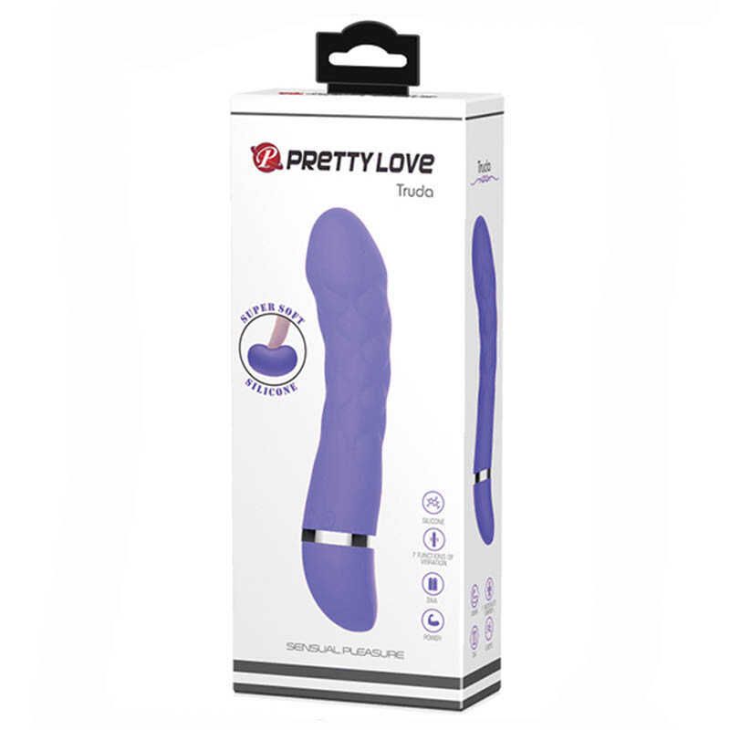 Вибратор для точки G, Pretty Love Truda, фиолетовый, 18.8 х 3.8 см вид 9