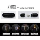 Ерекційне віброкільце Pretty Love Eudora чорне, силікон вид 8