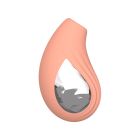 Вакуумний стимулятор для клітора з вібрацією Chisa Kissen Aria, силіконовий, бежевий вид 3