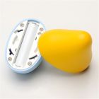 Вибратор для клитора Iroha Mini, желто-голубой вид 3